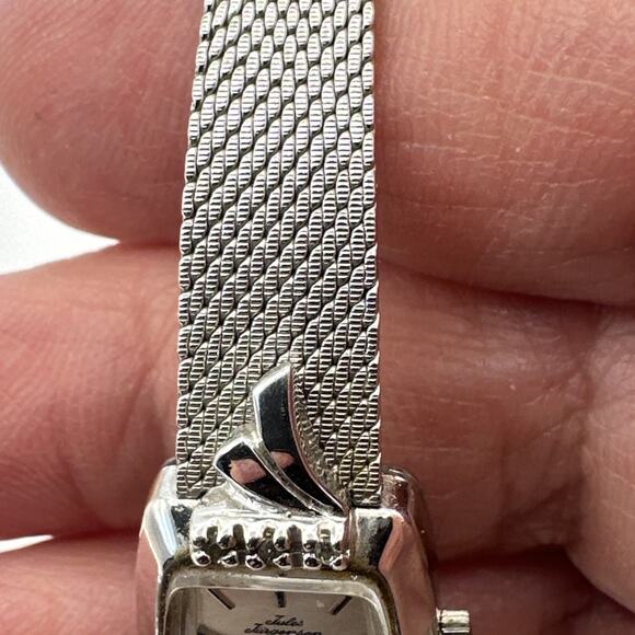 Jules Jurgensen Diamond Accent Quartz Vintage Ladies watch WORKING/NEW BATTERY - Picture 4 of 12
